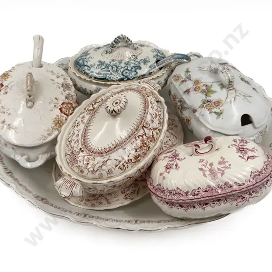 Victorian Ashet & Assorted Tureens