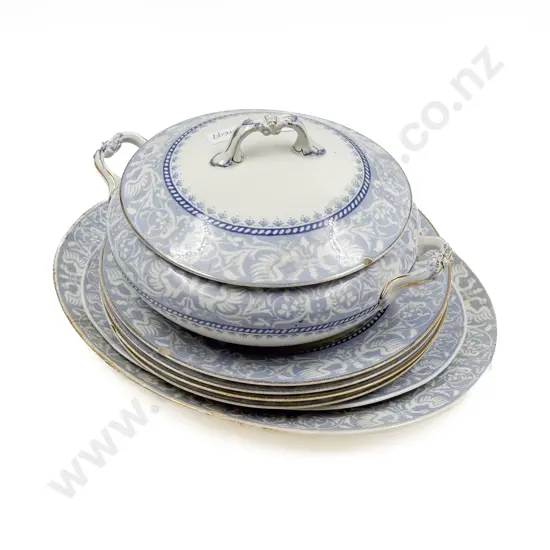 Small Quantity of Blue & White China