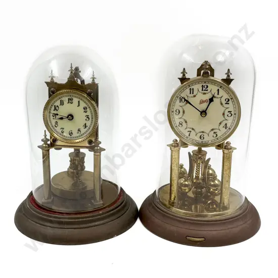 Two Dome Cased Clocks