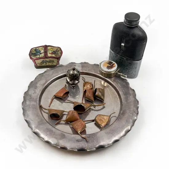 Small Quantity of Assorted Vintage incl Hip Flask