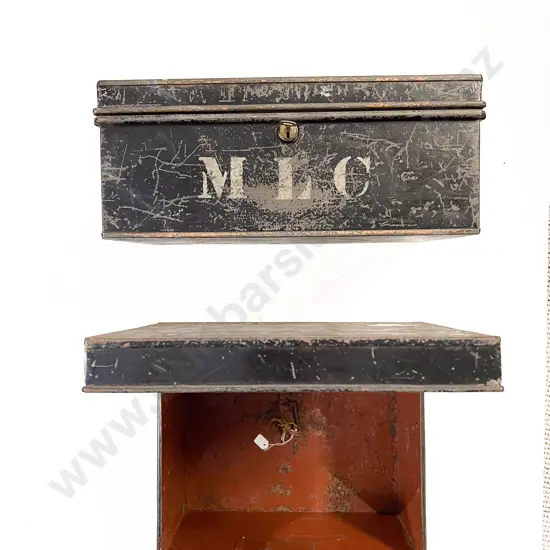 Two Vintage Lock Boxes