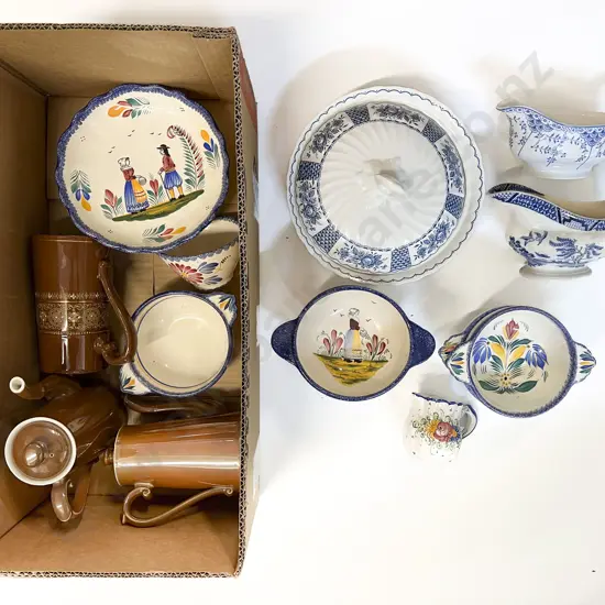 Box Quantity of Assorted China & Stoneware
