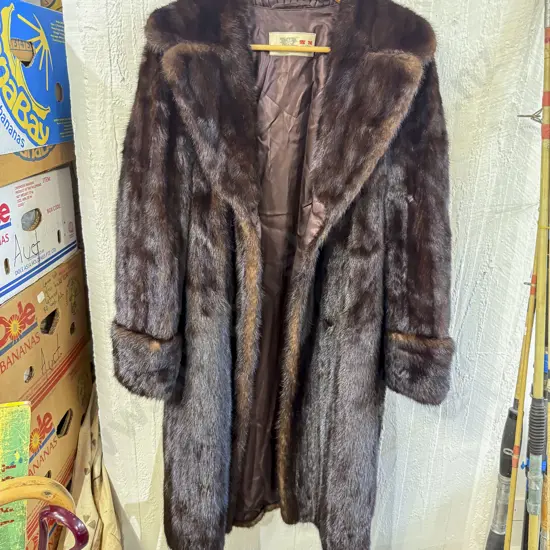 Fine Quality Full Length Mink Coat - Small Size