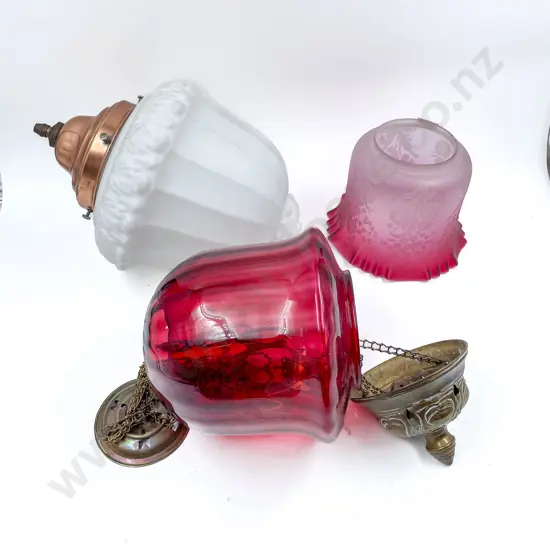 Three Vintage Lightshades