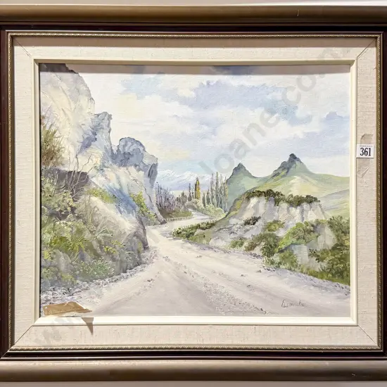 Eleanor File - "Kawarau Gorge" - Oil on Board