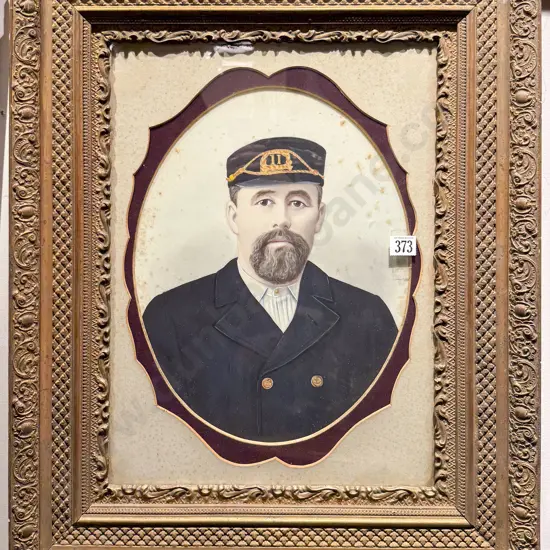 Hand Coloured Photograph of Naval Man