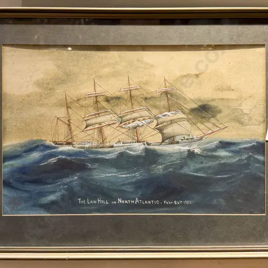 "The Law Hill in North Atlantic" - Mixed Media