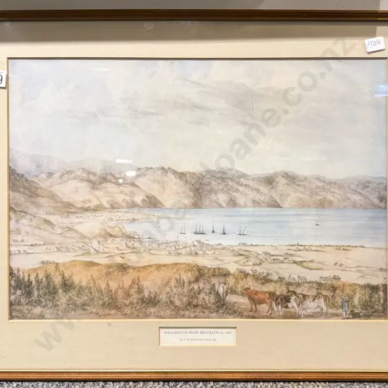 C. D. Barraud - "Wellington from Brooklyn" - Historical Print