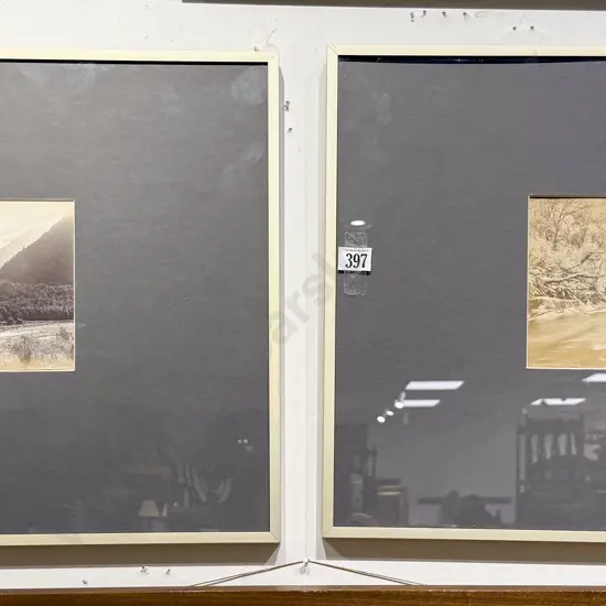 Burton Bros Dunedin Two Vintage Photographs