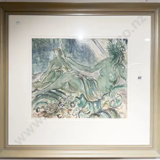 Richard Crisp - Figural Nude Study - Watercolour on Paper