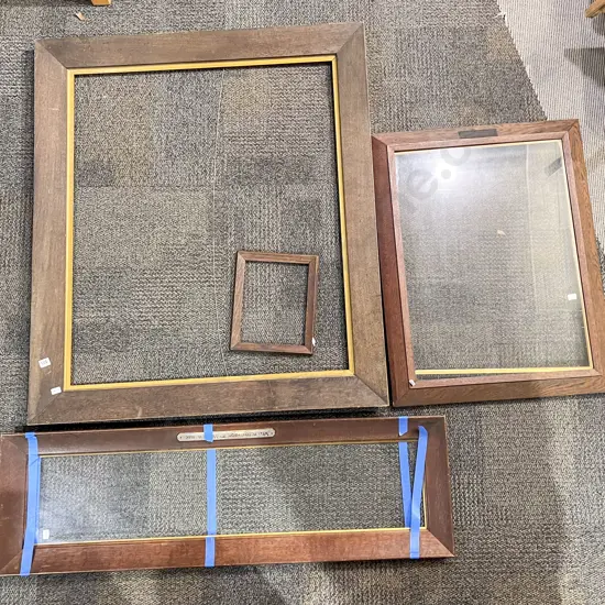 Four Assorted Vintage Loose Frames