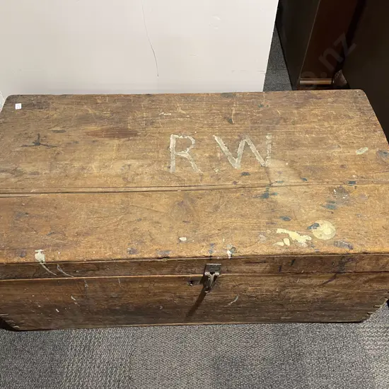 Vintage Wooden Sea Chest