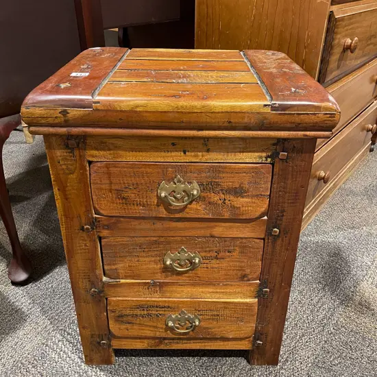 Modern Rustic Bedside Drawers