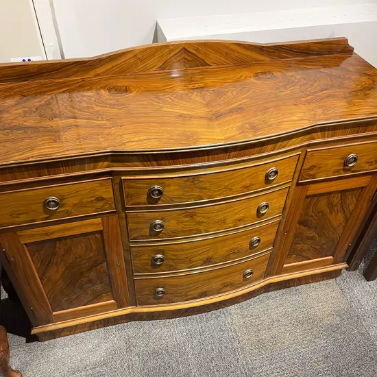 Reproduction Burr Walnut Sideboard