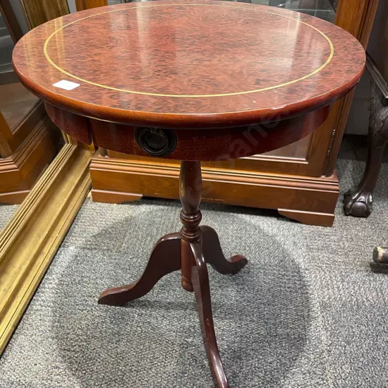 Reproduction Single Drawer Wine Table