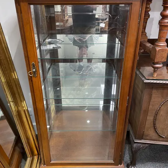 Mahogany Glazed China Cabinet