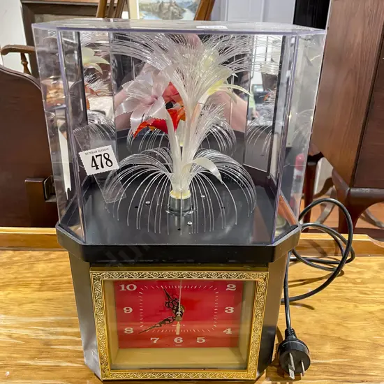 Floral Light Display Clock