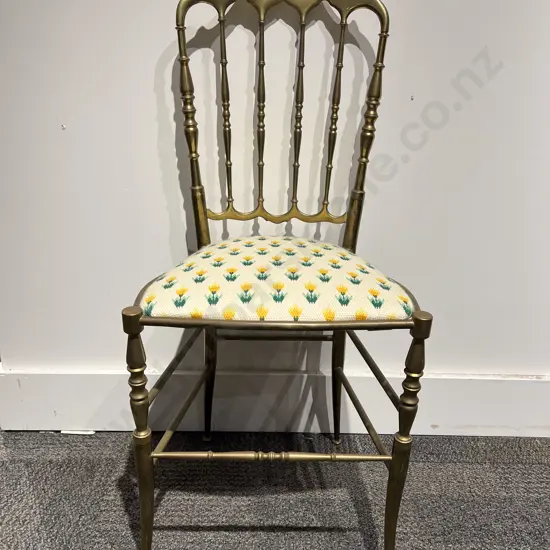 Heavy Brass Single Chair
