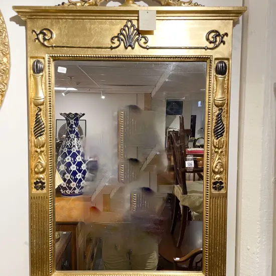 Italian Style Gilt Framed Mantle Mirror