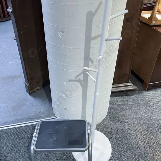 Modern Children's Coat Stand with Step Stool