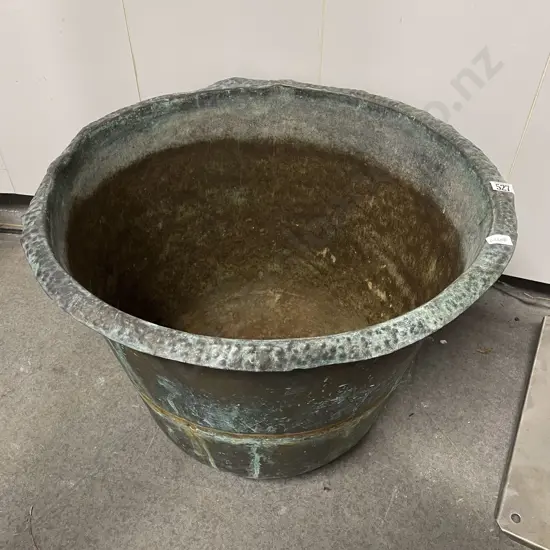 Large Copper Planter