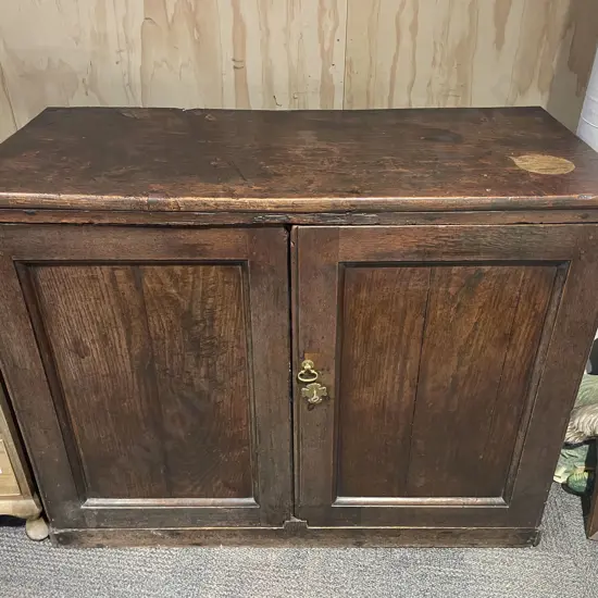 Georgian Elm Two Door Cabinet