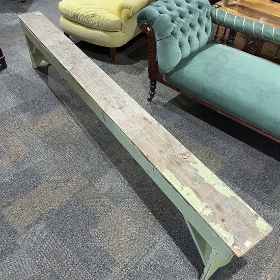 Vintage Wooden Bench Seat