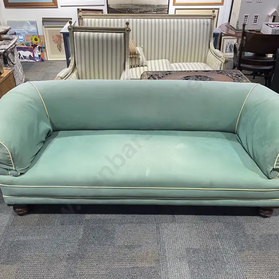 Victorian Circa 1880 Rolled Arm Sofa