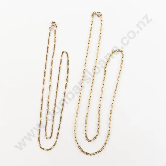 Two 9ct Neck Chains