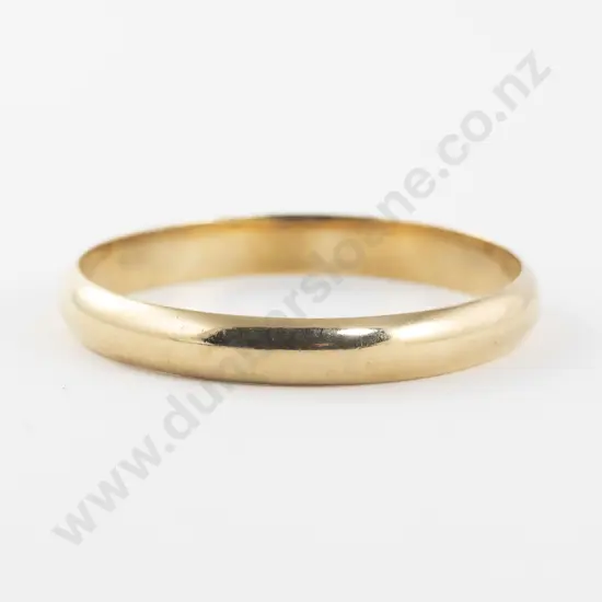 9ct Plain Bangle