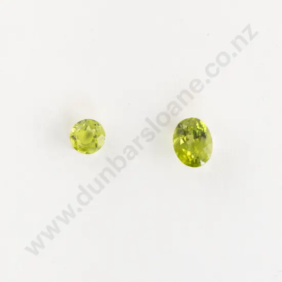 Two Unmounted Peridots