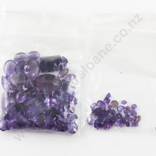 Quantity of Unmounted Amethyst Stones