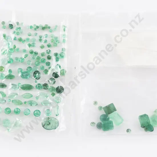 Quantity of Unmounted Emerald Gem Stones