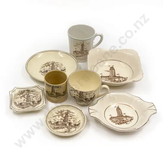 Collection NZ Centennial 1940 Commemorative China (a/f)