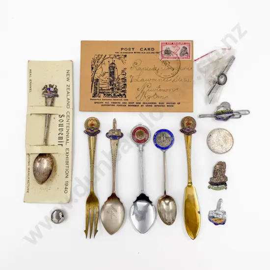 Small Collection Souvenir Metal Ware & Others