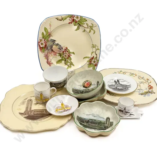 Quantity of Assorted NZ Centennial Exhibition Souvenir Tea Ware
