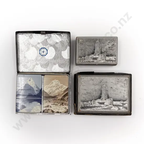 Small Quantity of Assorted NZ Centennial Exhibition Souvenir Playing Cards *PLEASE NOTE PHOTO CHANGE