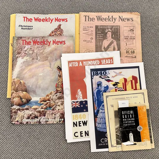 Assorted Vintage News Magazines Posters & Souvenir Booklets etc