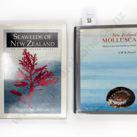 Two NZ Reference Books including Seaweeds of NZ & NZ Mollusca