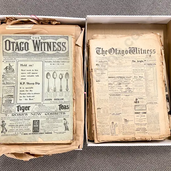 Collection Of The Otago Witness Newspapers from 1906