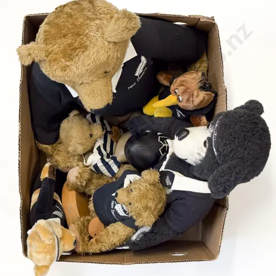 Quantity of Assorted NZ Sporting Related Soft Toys