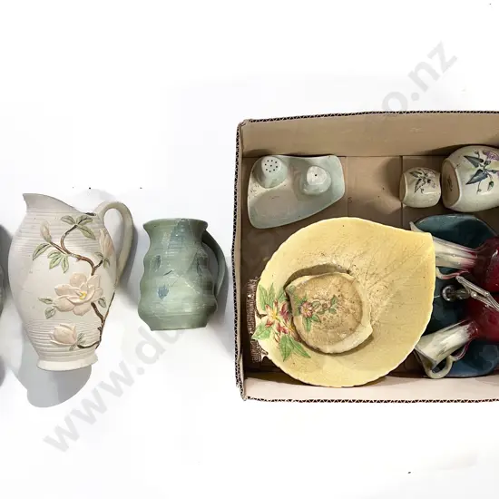 Box of Assorted China & Vases incl Carltonware