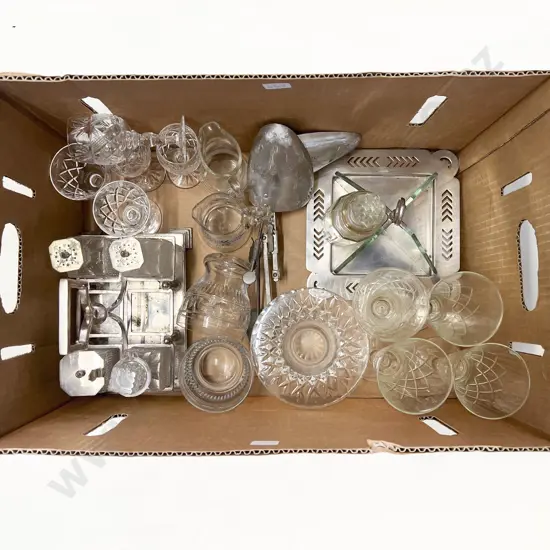 Quantity of Assorted S/P together with Crystal & Glassware