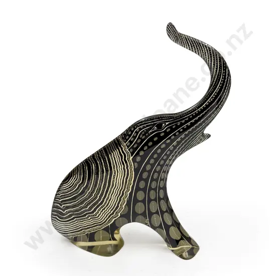 Circa 1960's Abraham Palatnik Large Lucite Elephant