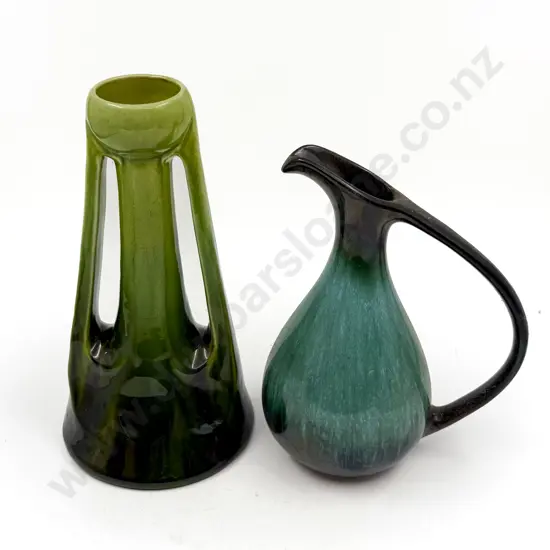 Bretby Vase & Blue Mountain Ewer