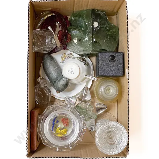 Box Mixed Brassware incl Coffee Pot