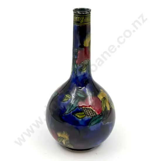 S Hancock & Sons "Rubens ware" Handpainted Bottle Vase