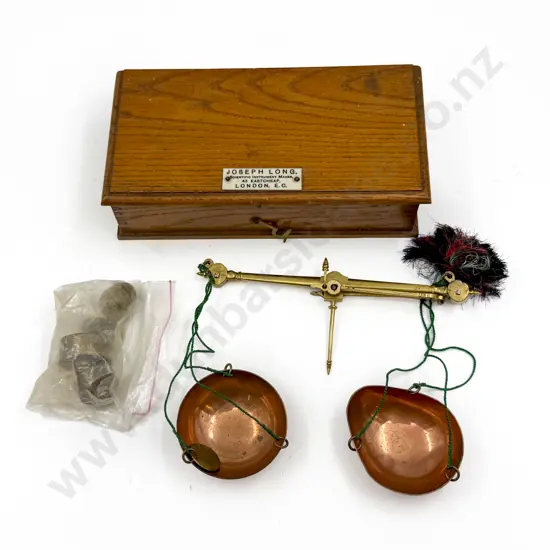 Joseph Long Boxed Travelling Scales