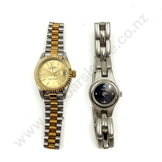 Gucci Ladies Wrist Watch and Imitation Rolex