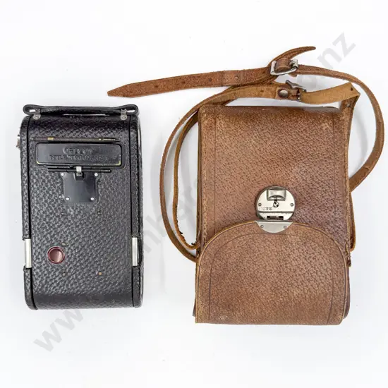 Vintage Leather Cased Kodak Camera